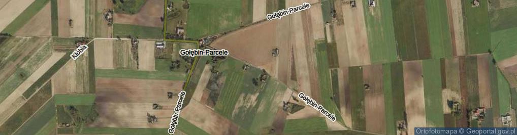 Zdjęcie satelitarne Gołębin-Parcele ul.