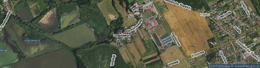 Zdjęcie satelitarne Górna ul.