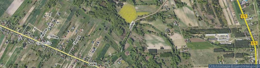 Zdjęcie satelitarne Górki ul.