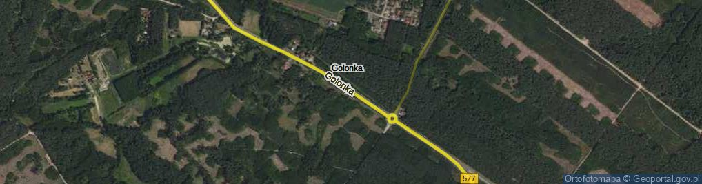 Zdjęcie satelitarne Golonka ul.