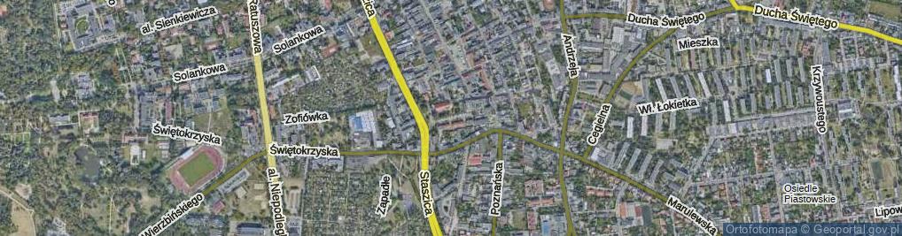 Zdjęcie satelitarne Gordona Bogdana, ks. ul.