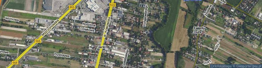 Zdjęcie satelitarne Godebskiego Cypriana ul.