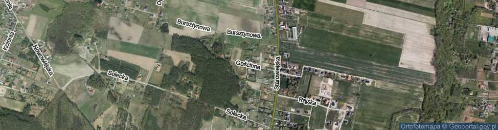 Zdjęcie satelitarne Gościnna ul.