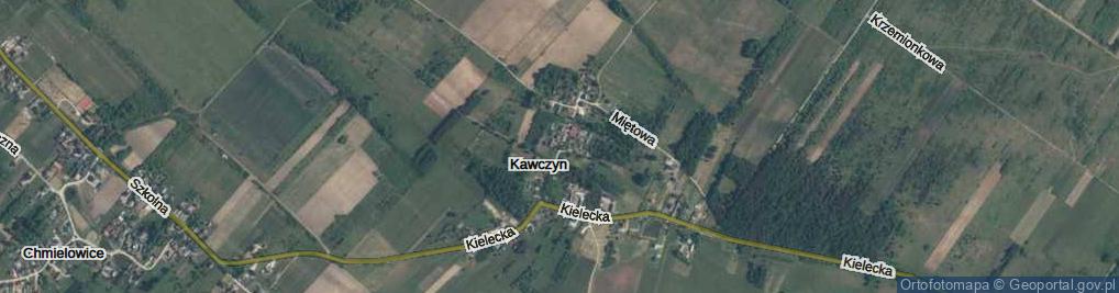 Zdjęcie satelitarne Górna ul.