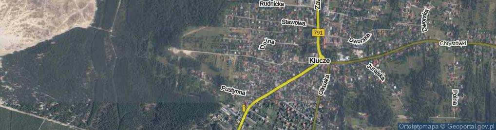 Zdjęcie satelitarne Górna ul.