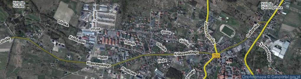 Zdjęcie satelitarne Górska ul.