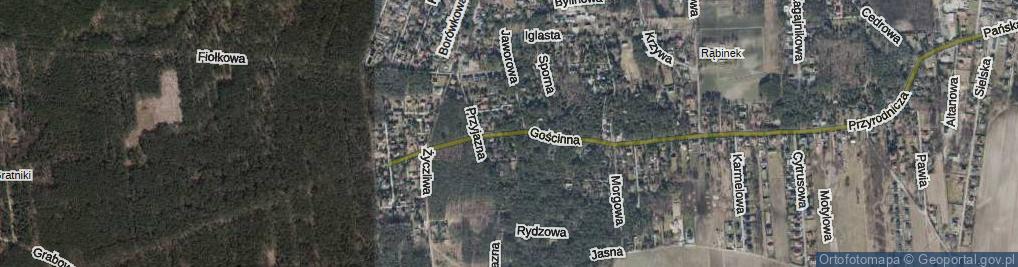 Zdjęcie satelitarne Gościnna ul.