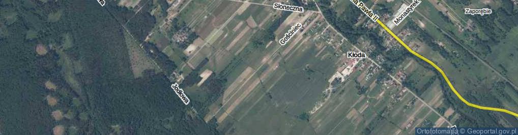 Zdjęcie satelitarne Gościniec ul.