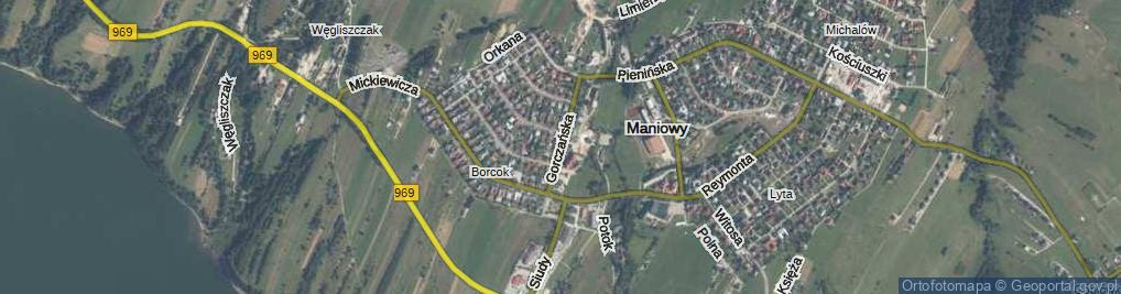 Zdjęcie satelitarne Gorczańska ul.