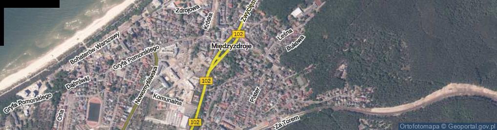 Zdjęcie satelitarne Góra Filaretów ul.
