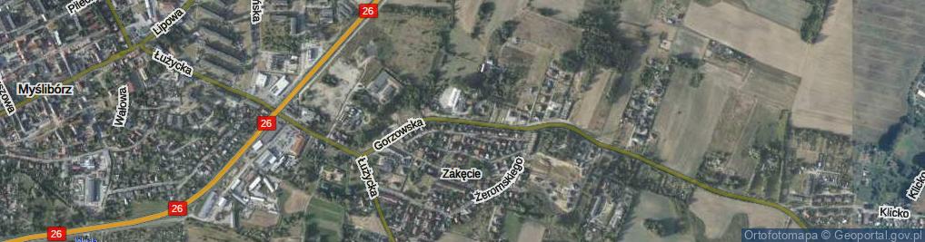 Zdjęcie satelitarne Gorzowska ul.