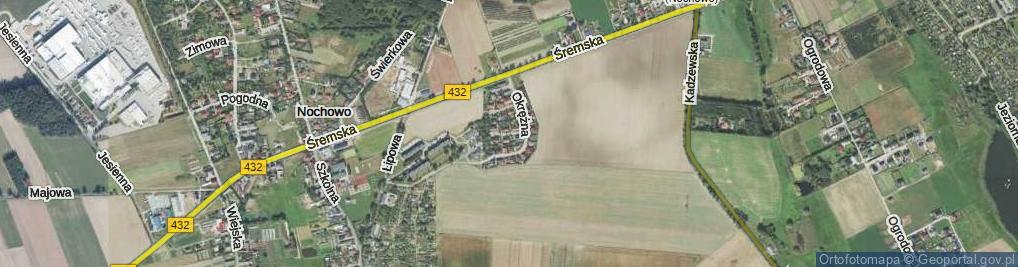 Zdjęcie satelitarne Gościnna ul.