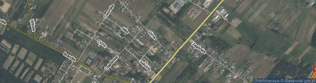 Zdjęcie satelitarne Górna ul.