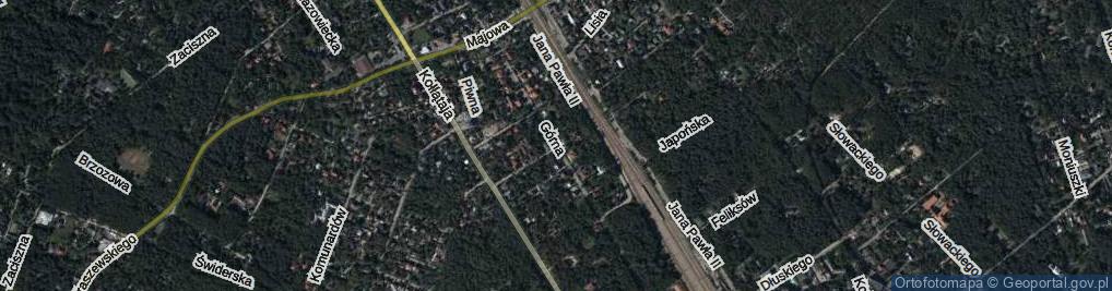 Zdjęcie satelitarne Górna ul.