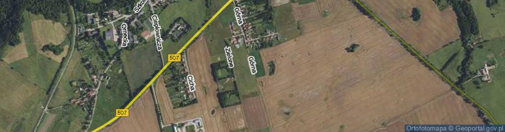 Zdjęcie satelitarne Górna ul.