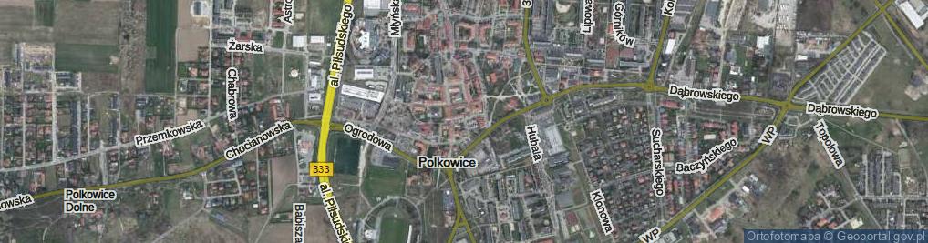 Zdjęcie satelitarne Górna ul.