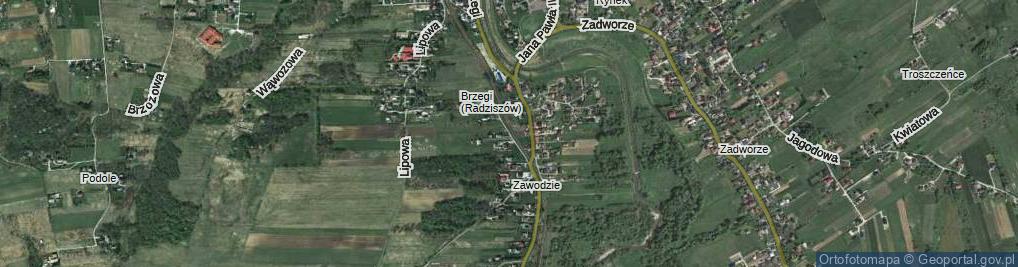 Zdjęcie satelitarne Górna ul.