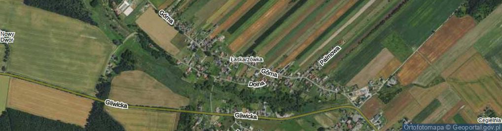 Zdjęcie satelitarne Górna ul.