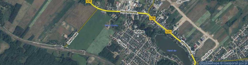 Zdjęcie satelitarne Górna ul.