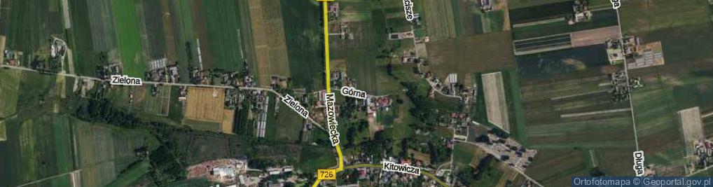 Zdjęcie satelitarne Górna ul.