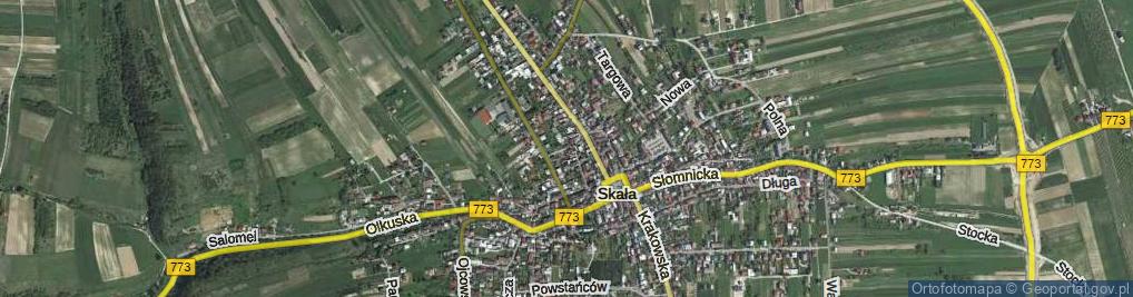 Zdjęcie satelitarne Gołębia ul.