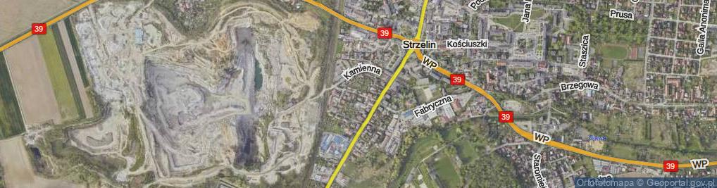 Zdjęcie satelitarne Górnicza ul.