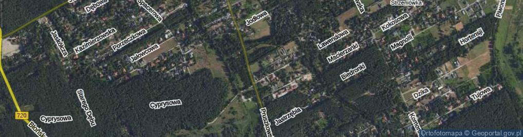 Zdjęcie satelitarne Goździkowa ul.
