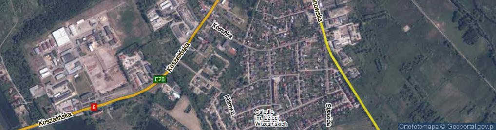Zdjęcie satelitarne Gombrowicza Witolda ul.