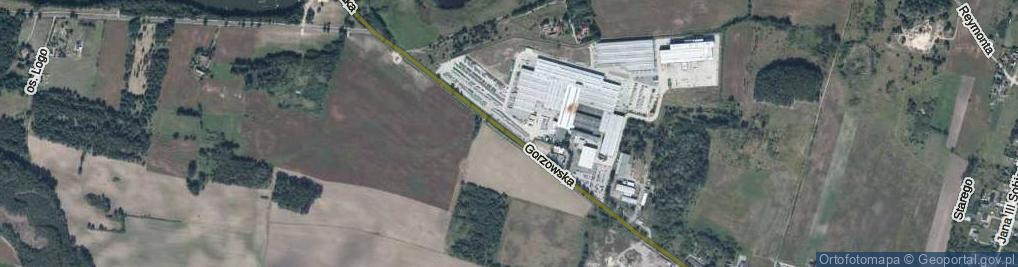 Zdjęcie satelitarne Gorzowska ul.