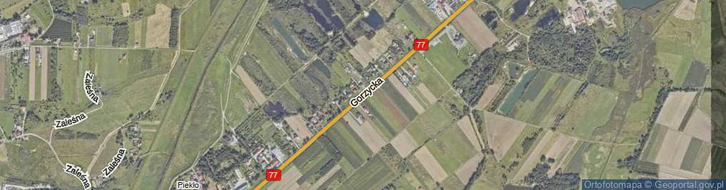 Zdjęcie satelitarne Gorzycka ul.