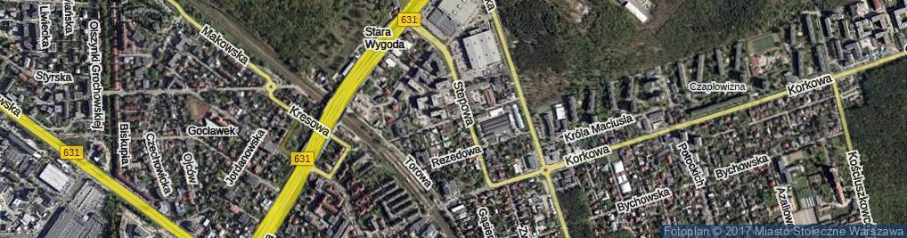 Zdjęcie satelitarne Goździków ul.