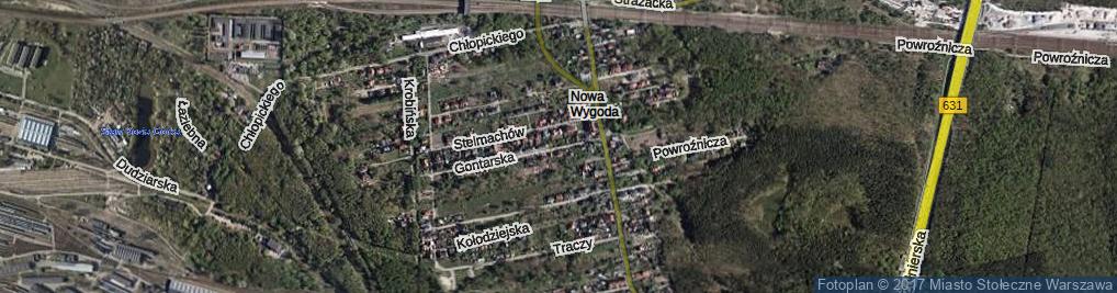 Zdjęcie satelitarne Gontarska ul.