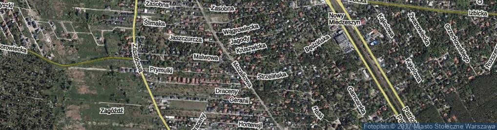 Zdjęcie satelitarne Godziszowska ul.