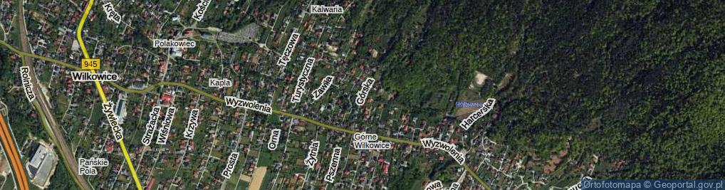 Zdjęcie satelitarne Górska ul.