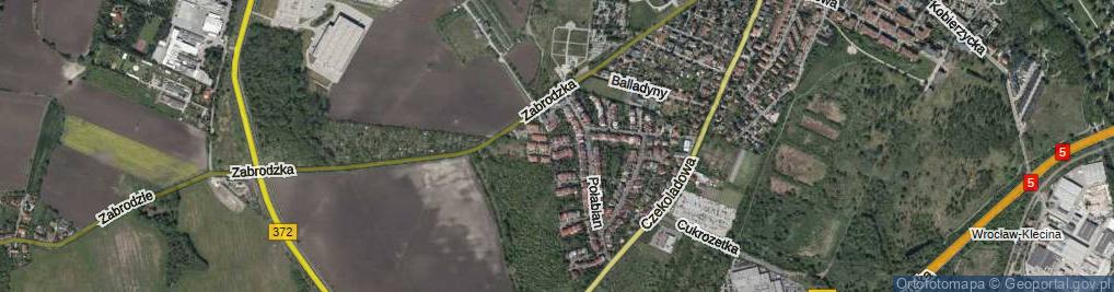 Zdjęcie satelitarne Goleszan ul.