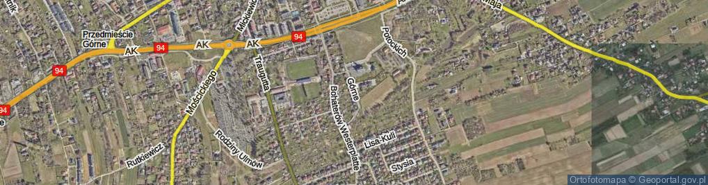 Zdjęcie satelitarne Górne ul.