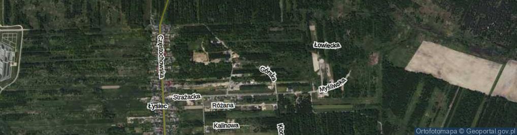 Zdjęcie satelitarne Górska ul.