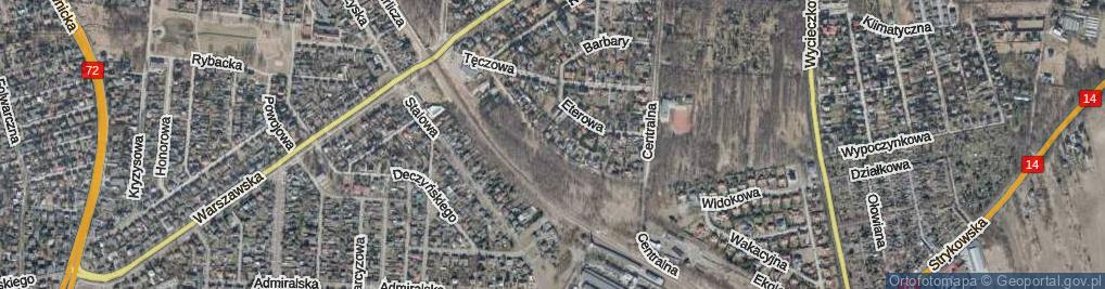 Zdjęcie satelitarne Góralska ul.