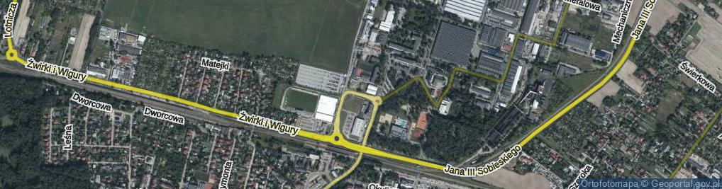 Zdjęcie satelitarne Góry Tadeusza, gen. ul.