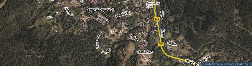 Zdjęcie satelitarne Górska ul.