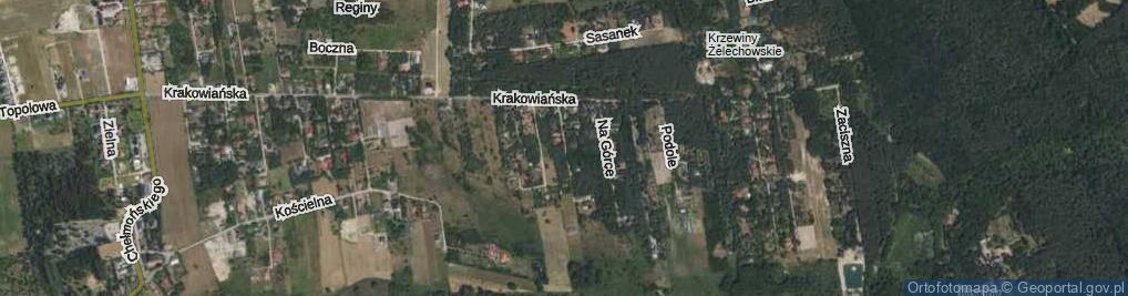 Zdjęcie satelitarne Gościnna ul.