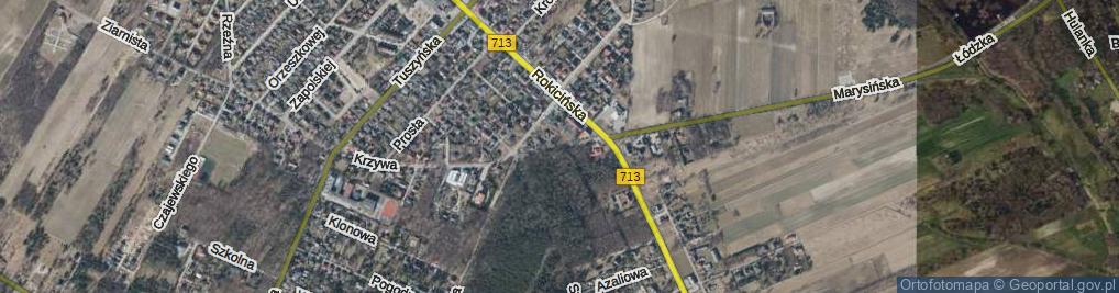 Zdjęcie satelitarne Grodzka ul.