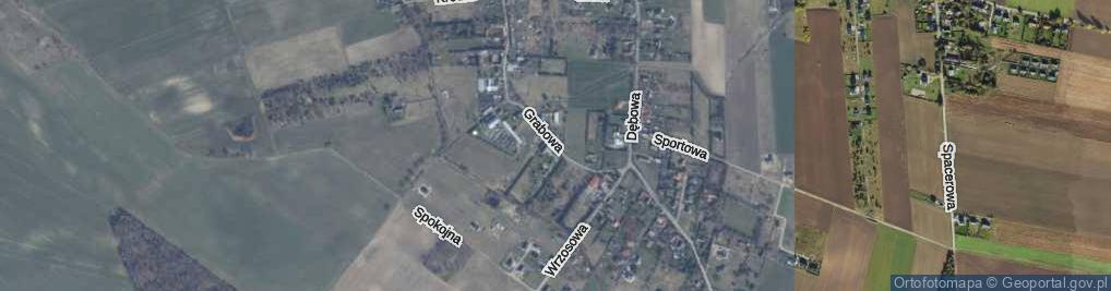 Zdjęcie satelitarne Grabowa ul.