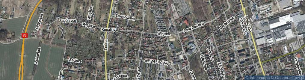 Zdjęcie satelitarne Grottgera Artura ul.