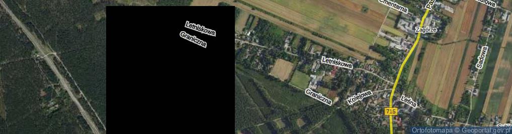 Zdjęcie satelitarne Graniczna ul.