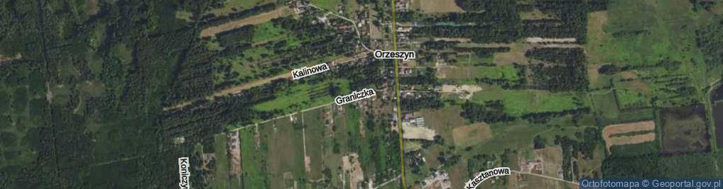 Zdjęcie satelitarne Graniczka ul.
