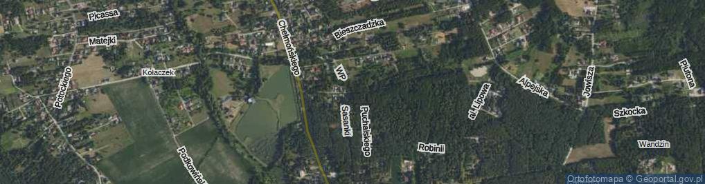 Zdjęcie satelitarne Grabiańskiego ul.