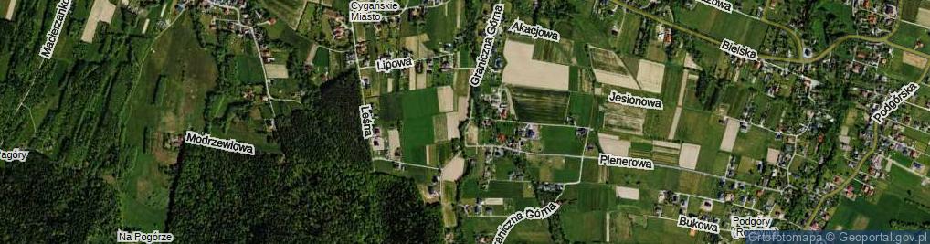 Zdjęcie satelitarne Graniczna Górna ul.