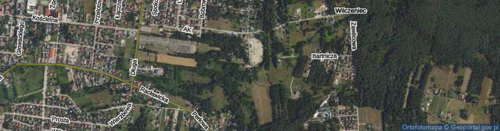 Zdjęcie satelitarne Graniczna ul.