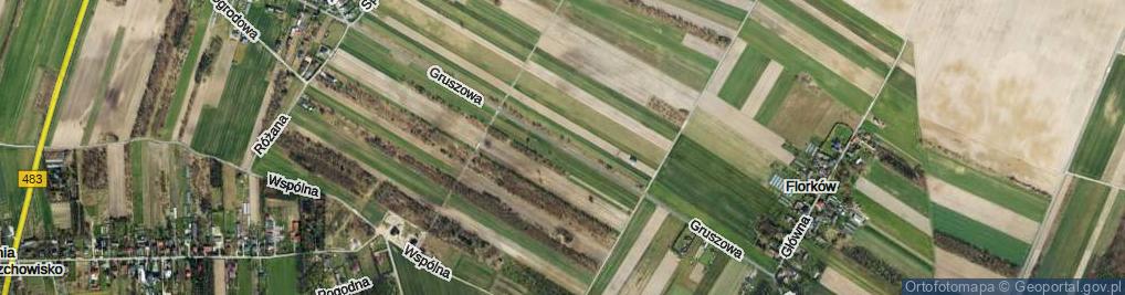 Zdjęcie satelitarne Gruszowa ul.